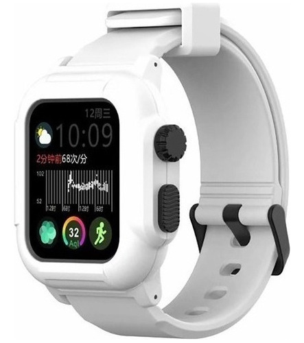 Funda Para Apple Watch Band 4 Iwatch Correa De Silicona 44 M