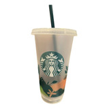 Vaso Starbucks Reutilizable Original - Día De La Tierra 