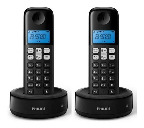 Telefono Inalambrico Philips D1311b X2 Duo Manos Libres