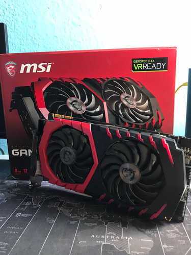 Placa De Video Nvidia Msi Gaming Geforce Gtx 1070 8gb Usado