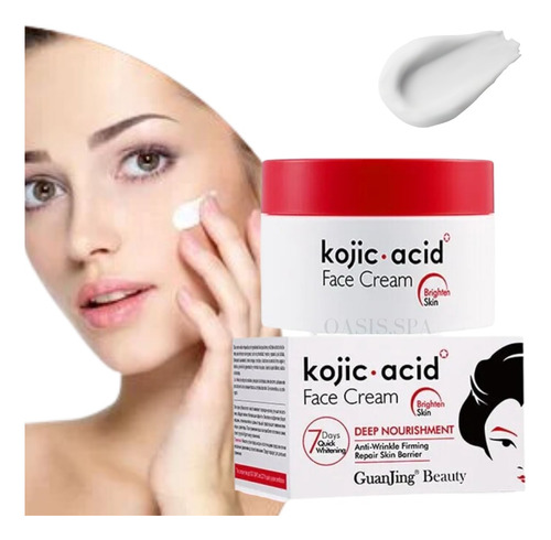 Crema Blanqueadora Facial De Ácido Kójico