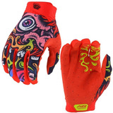 Guantes Troy Lee Designs Kids Niño Negro Na Bmx Moto Mtb Fox