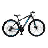 Bicicleta Xlt 100 21v Tamanho Do Quadro 17   Cor Preto Com Pink E Azul