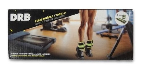 Par De Pesas Tobillo-muñeca Tobillera Fitness 1,5kg. Drb