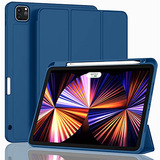Funda Para iPad Pro De 11 2022 Con Portalapices - Navy Blue 