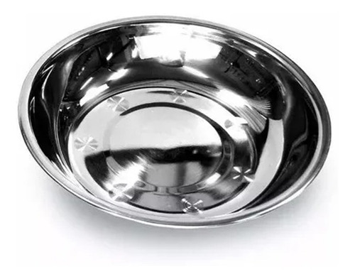 14 Bacia Saladeira Bowl Tigela  Aço Inox 40cm  8litros