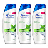 3 Shampoo Head & Shoulders Alivio Refrescante 375ml