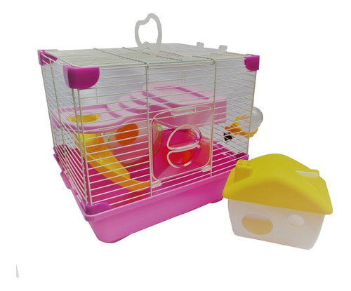 Jaula Plastica Hamster Sunny 28.9x22.2x30.1 Cm + Accesorios