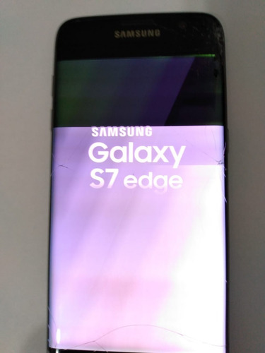 Samsung Galaxy S7 Edge 32 Gb Preto-ônix (tela Quebrada)