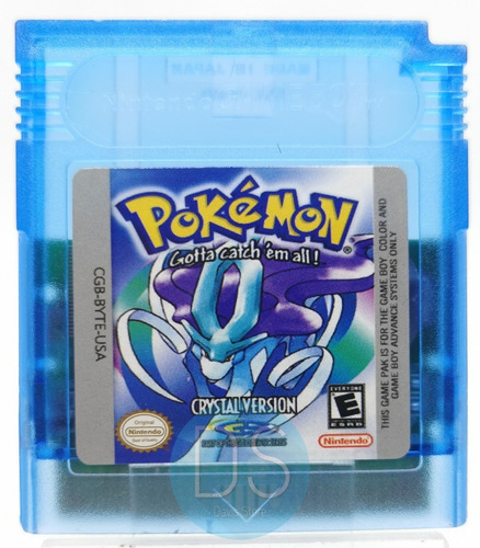 Pokemon Crystal Cristal Version Ingles Re-pro Gbc Gba Full