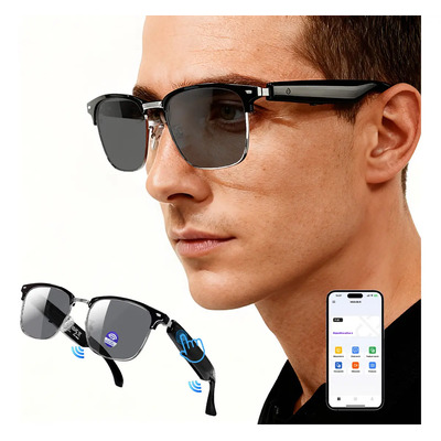 Gafas De Intérprete Blu-ray Hd Bluetooth Llamadas Audio Play Color Negro | Envío gratis