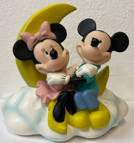 Alcancia Vintage Coleccion Disney Mickey Y Minnie Irrompible