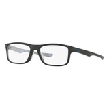Armação Oculos Grau Oakley Plank 8081 0153 Preto Fosco