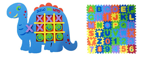 Rompecabezas Letras Gato Juego Foamy Didactico Niños Numeros