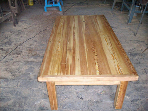 Mesa Ratona De Pinotea Rustica 1,20 X 0,70