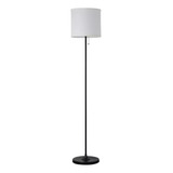 Lampara De Piso Moderna 143.5 Cm Mainstays Negro Con Blanco 