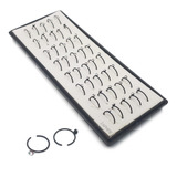 Caja 40 Piercing Argolla Negra Nariz Acero Quirurgico Xmayor