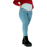 Jeans Maternal Elasticado Celeste