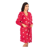 Pijama Bata Polar Suave Con Gorro Mujer 26548 Tops & Bottoms