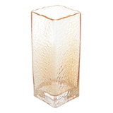 Vaso Wolff Taj De Vidro Âmbar 20x8cm Liso