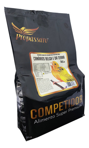 Extrusada Mix Canários Competidor Super Premium 3kg
