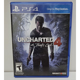 Uncharted 4 A Thiefs End Ps4 Mídia Física 