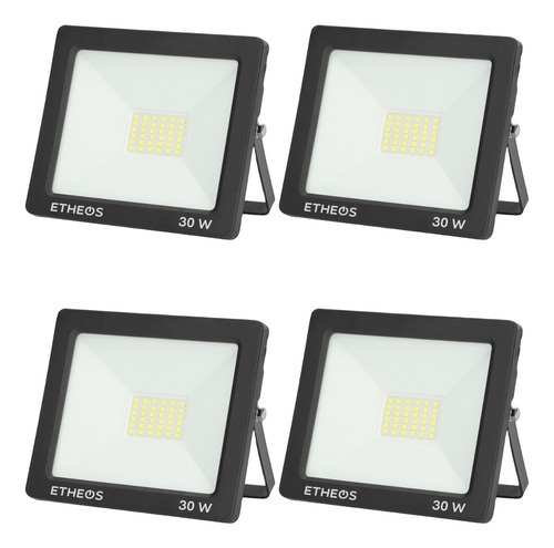 Reflector Led Exterior 30w Ip65 Patio Intemperie Pack X 4