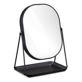 Navaris Vanity Mirror With Tray - Espejo De Sobremesa Con So