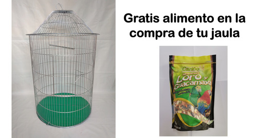 Jaula Periquera Jumbo Galvanizada Loros Pericos Guacamayas