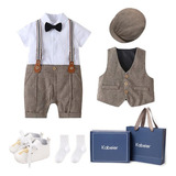 Set De Regalo De Ropa Para Bautizo Formal Para Bebés Y Niños