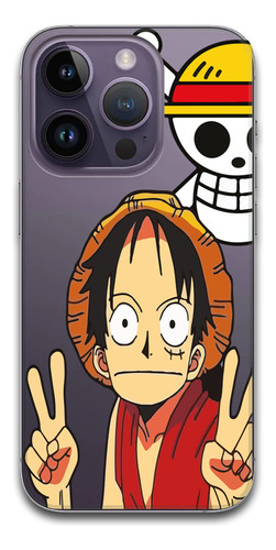 Funda One Piece 4 Transparente Para iPhone Todos