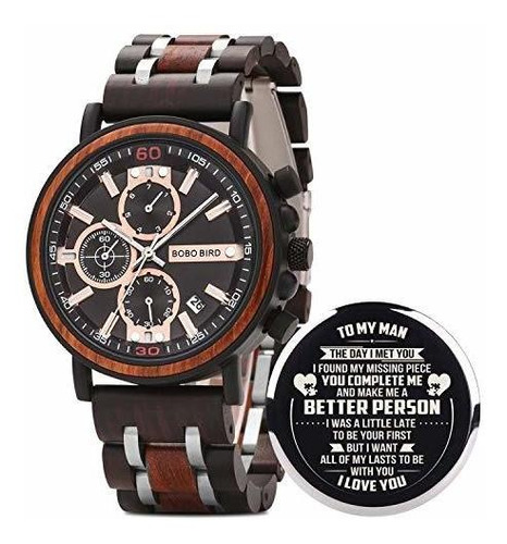 Reloj De Madera Personalizado Bobo Bird S18-1