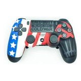 Controle Stelf Ps4 Red Casual Controle Sem Paddles