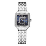 Reloj Stuhrling Original De Cristal Cuadrado 27mm 4020 Class