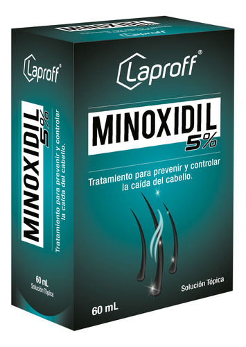 Minoxidil 5% Sol Laproff 60ml - mL a $264