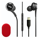 Akg - Auriculares Tipo C Originales Con Micrófono Y Bolsa De