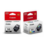 Pack Cartuchos Canon Pg-140 Y Cl-141 Originales Envio Gratis