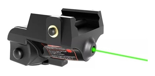 Mira Laser Verde Compacta Trilho Picatinny 2 Peças 