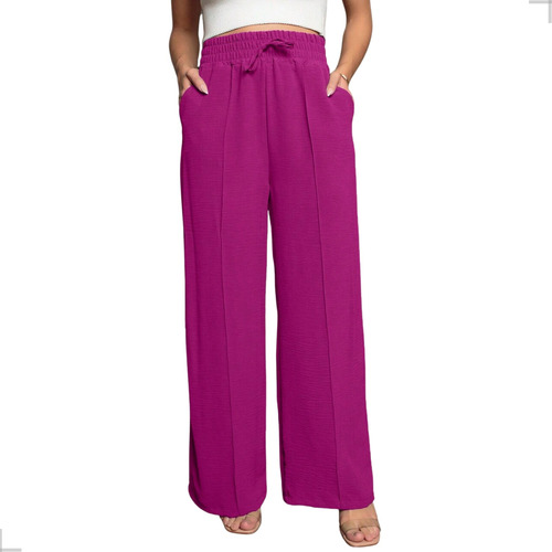 Calça Feminina Pantalona Cintura Alta Duna Alfaiataria  Top