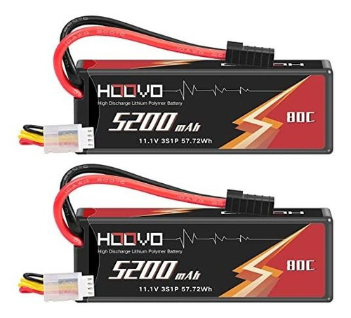 Bateria Lipo 11.1 V 5200 Mah 80 C Pack X2