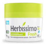 Desodorante Em Creme Herbíssimo 55g Fresh Unissex Masc/ Fem