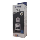 Tinta Epson Negra Ecotank T504 L4150 L4160 L6161 L6171 127ml