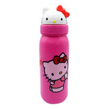 Botella Termo Para Agua Hello Kitty Sanrio Cilindro 3d 500ml