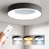 Annaror Lámpara De Techo Led Empotrada Con Control Remoto, L