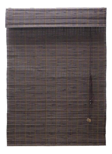 Persiana Bambu Romana Marrom 100 (l) X 220 (a) Cm Cortina