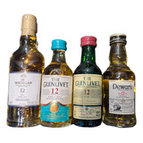 Pack Miniaturas Whisky X 4 Macallan Chivas Glenlivet Glenfid