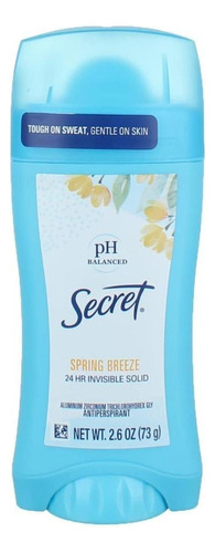 Desodorante Secret Bastao Ph Balanced Spring Breeze 73g