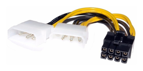 Cable Adaptador 2 Molex A 8 Pines Pci-e Cpu