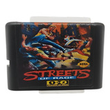 Mega Drive Jogo - Genesis - Streets Of Rage  Paralelo