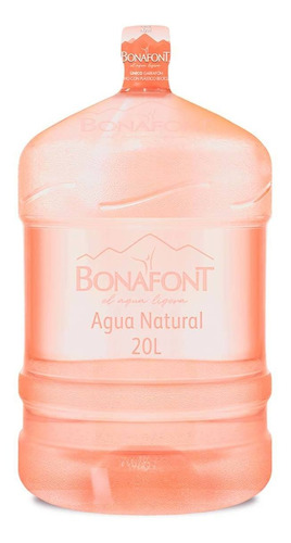 Agua Natural Bonafont En Garrafón 20l